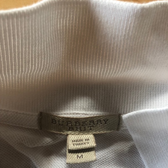 Burberry Check Placket Polo Shirt - Picture 3 of 4